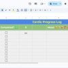 Cardio Progress Log – Treadmill, Bike & Rower